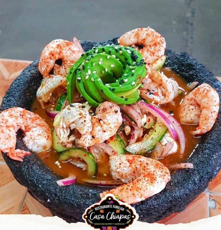 Molcajete de Aguachile Casa Chiapas